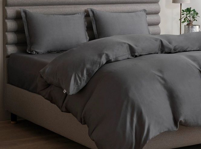 Hovedbilde SILKY BAMBOO Anthracite 140x220 dynetrekk